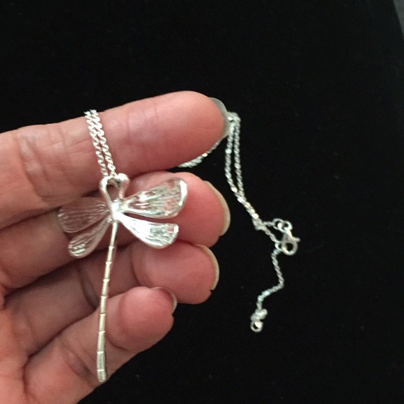 Sterling Silver Dragonfly Necklace - Picture 6 of 8